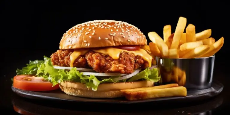 Crispy chicken burger king - der könig des geschmacks